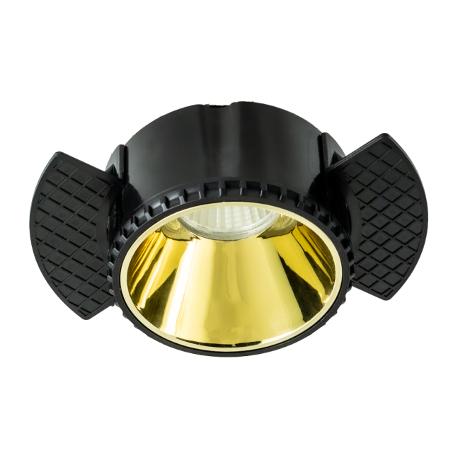 1-02-03-1-004-1.02.03.1.004-Teta - Trimless Spot @ Siyah - gold Reflektor